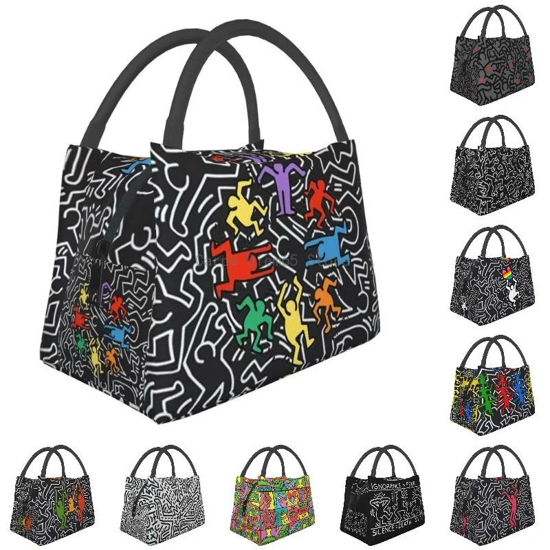 Abstract Dance Mickey Haring Thermal Insulated Lunch Bags Women Keiths Dancer Graffiti Portable Lunch Container Meal Food Box
Abstract Dance Mickey Haring Thermal Insulated Lunch Bags Women Keiths Dancer Graffiti Portable Lunch Container Meal Food Box