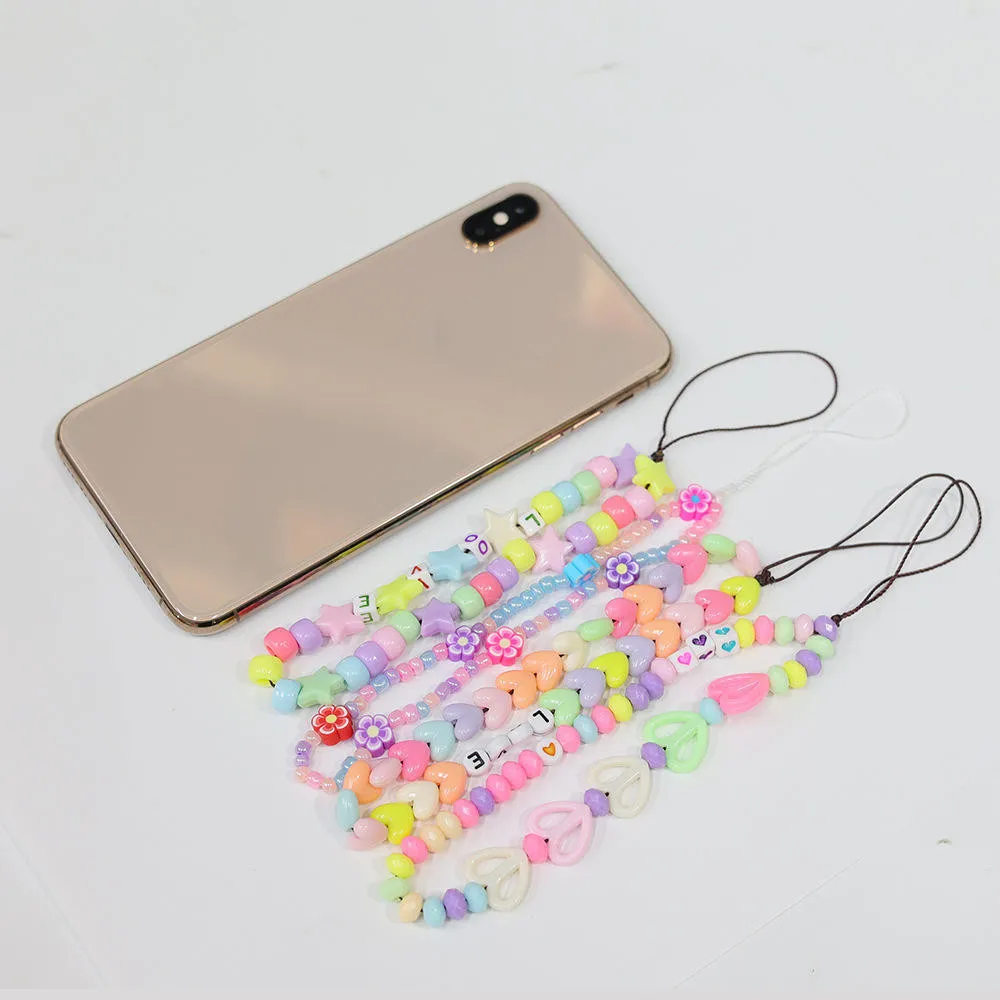 2022 Beaded Anti-Lost Phone Chain Fruit Love Pattern Soft Ceramic Lanyard Charm Strap Phone Case Hanging Cord Choker For Phone
2022 Beaded Anti-Lost Phone Chain Fruit Love Pattern Soft Ceramic Lanyard Charm Strap Phone Case Hanging Cord Choker For Phone