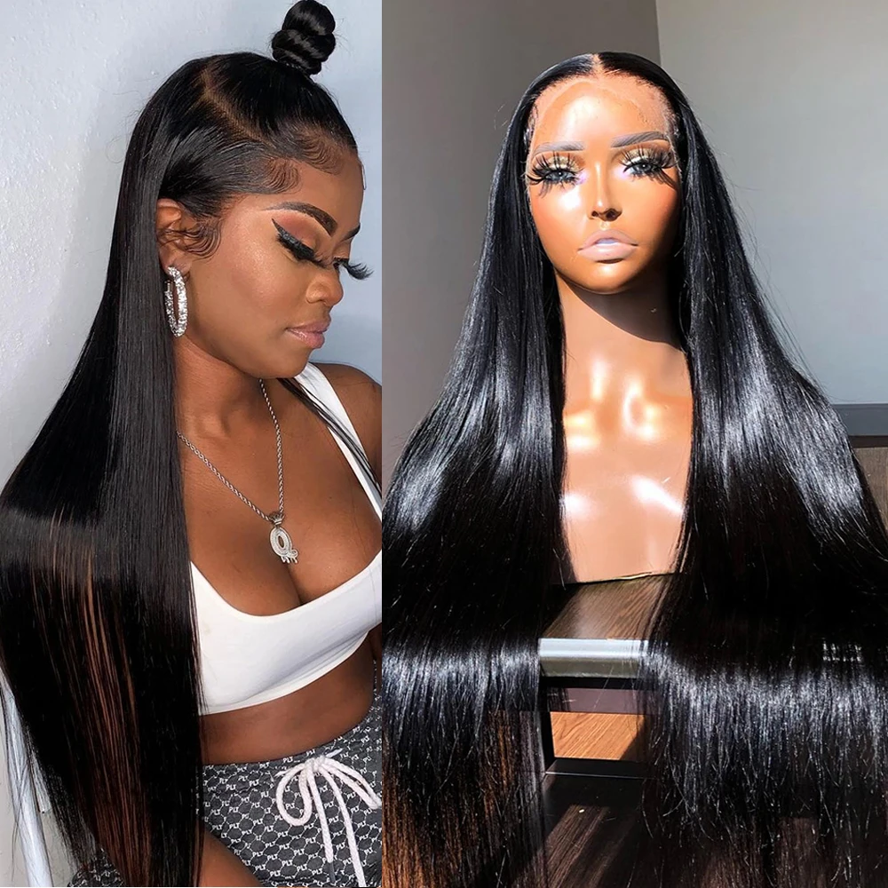 Straight Human Hair Wigs 360 Lace Frontal HD Lace Front Women Wigs Pre Plucked 30 Inch Long 13x4 Lace Brazilian Hair Wigs
Straight Human Hair Wigs 360 Lace Frontal HD Lace Front Women Wigs Pre Plucked 30 Inch Long 13x4 Lace Brazilian Hair Wigs