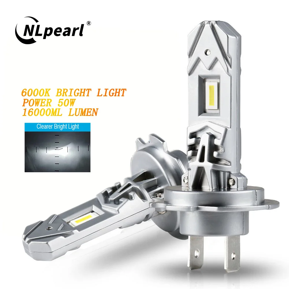 Nlpearl 2Pcs Mini H7 LED Canbus 12V 50W Headlight Bulb Fanless Head Light Bulbs Fog Lamp Motorbike Auto Headlamp 6000K White
Nlpearl 2Pcs Mini H7 LED Canbus 12V 50W Headlight Bulb Fanless Head Light Bulbs Fog Lamp Motorbike Auto Headlamp 6000K White
