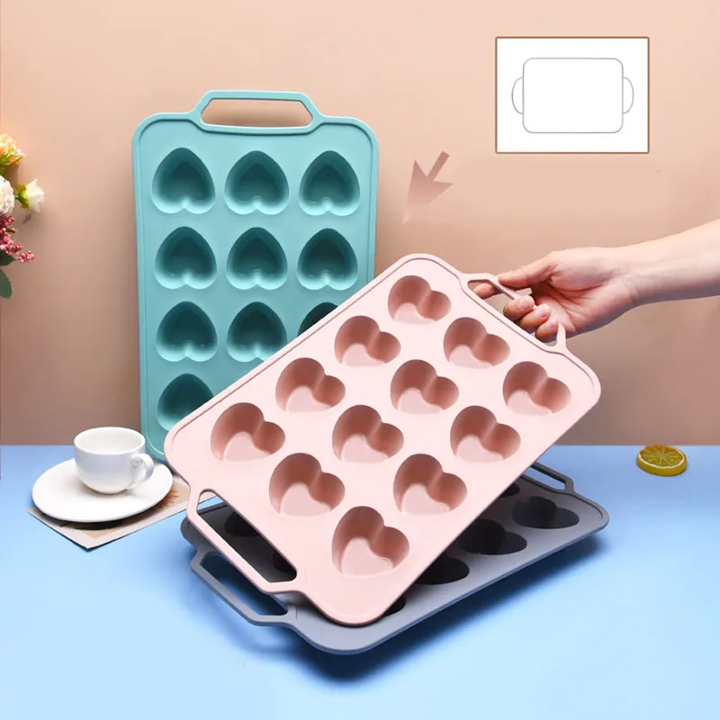 

Silicone Bakeware Cake Molds Non-Stick Mousse Chiffon Pudding Jelly Round Moulds DIY Cookies Fondant Baking Pan Baking Tools