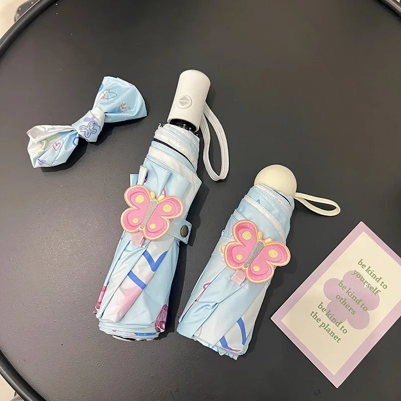 Butterfly Love: High-Quality Automatic Sun Umbrella For Women, Suitable For Sunny And Rainy Days, Protects Against UV Rays 
Butterfly Love: High-Quality Automatic Sun Umbrella For Women, Suitable For Sunny And Rainy Days, Protects Against UV Rays