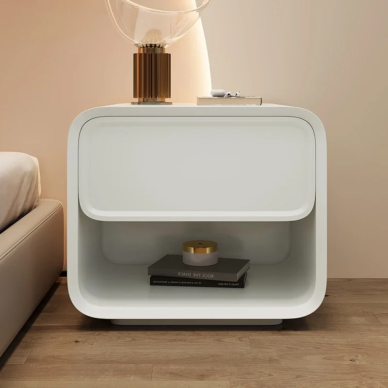 Minimalist White Nightstands Luxury Design Aesthetic European Cute Bedside Table Low Side Table De Chevet Furniture Living Room
Minimalist White Nightstands Luxury Design Aesthetic European Cute Bedside Table Low Side Table De Chevet Furniture Living Room