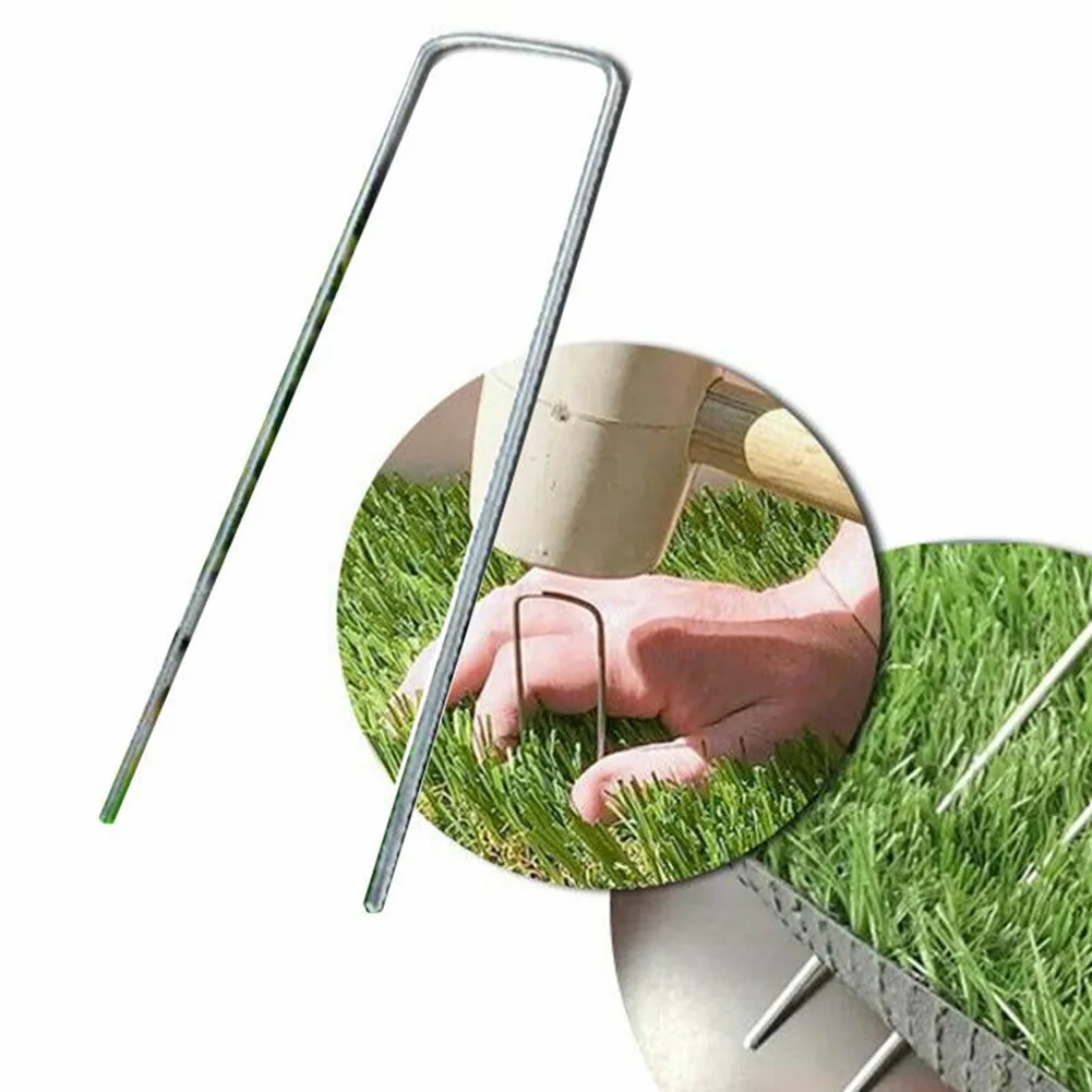 Iron Turf Pin Metal Securing Pegs Tool U Shaped 20pcs Black Fastening Garden Tent Ground Staple’s High Quality
Iron Turf Pin Metal Securing Pegs Tool U Shaped 20pcs Black Fastening Garden Tent Ground Staple’s High Quality