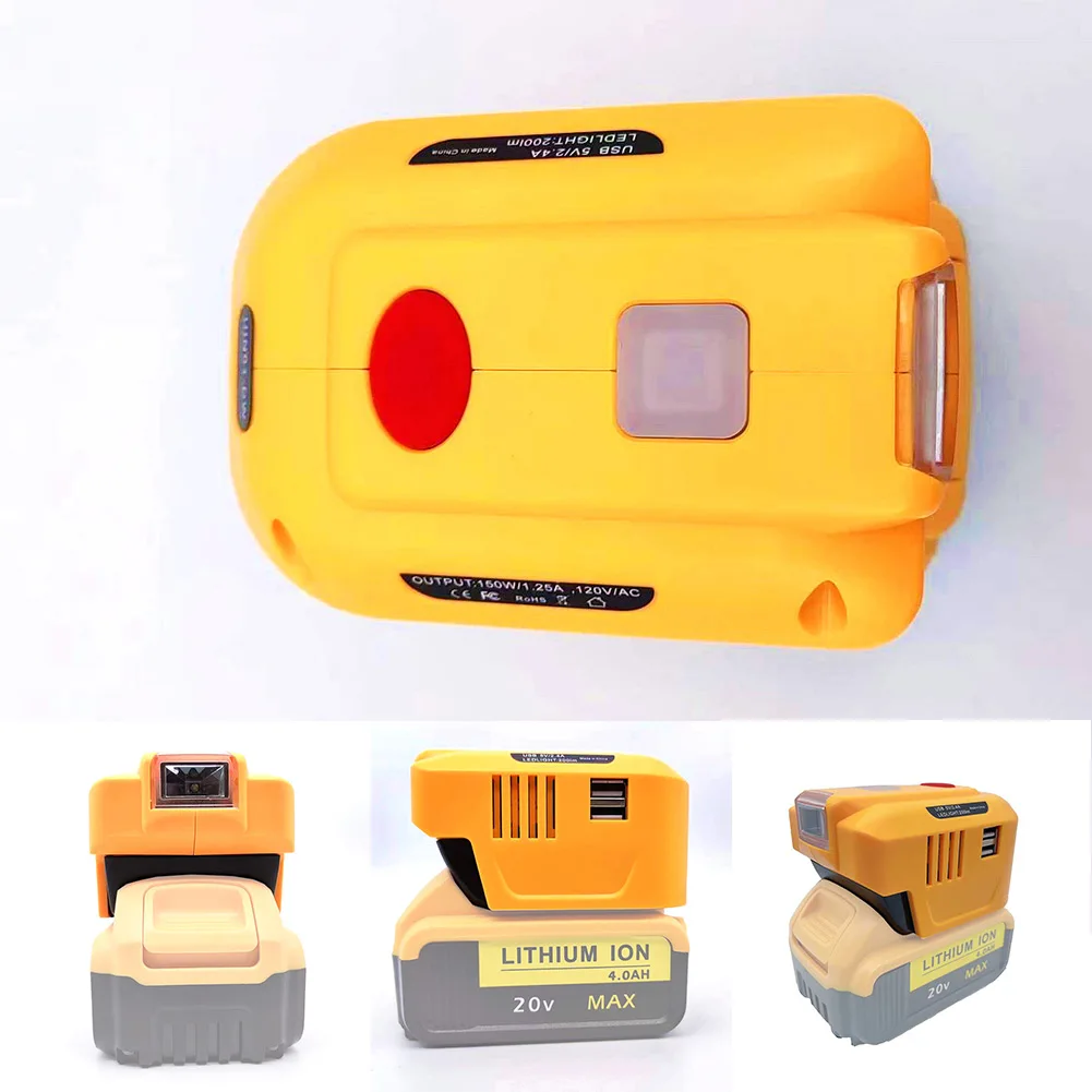 For Battery Power Inverter DC 18-20V To AC 110V Dual USB Outdoor Camping For Mobile Phones Small Fans Lights Charge
For Battery Power Inverter DC 18-20V To AC 110V Dual USB Outdoor Camping For Mobile Phones Small Fans Lights Charge