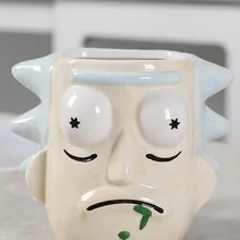 Rick and Morti Mugs Coffee Cups Ceramic Mug Coffee Milk Cup Office Mug Cartoon Water Cup Large Capacity Home Kitchen Accessories