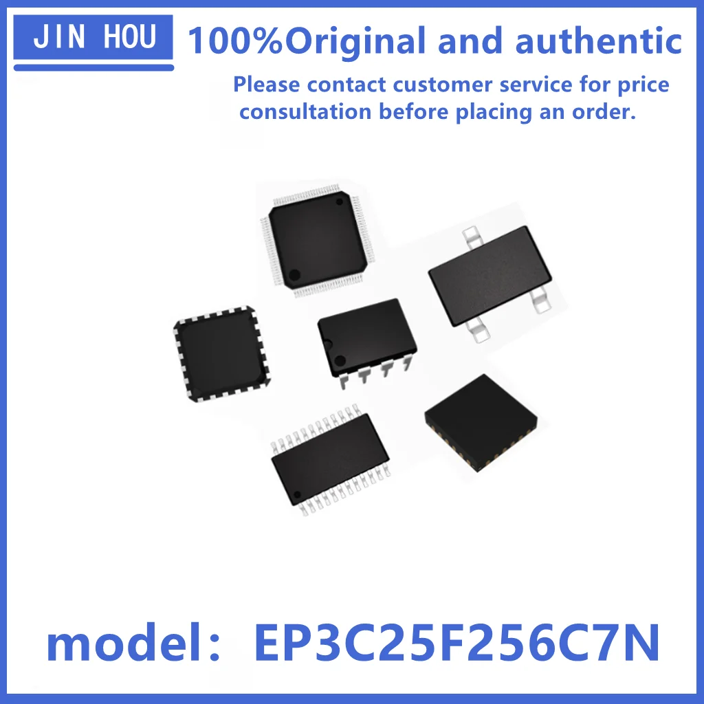 Original authentic EP3C25F256C7N package FBGA-256 field programmable gate array IC chip
Original authentic EP3C25F256C7N package FBGA-256 field programmable gate array IC chip