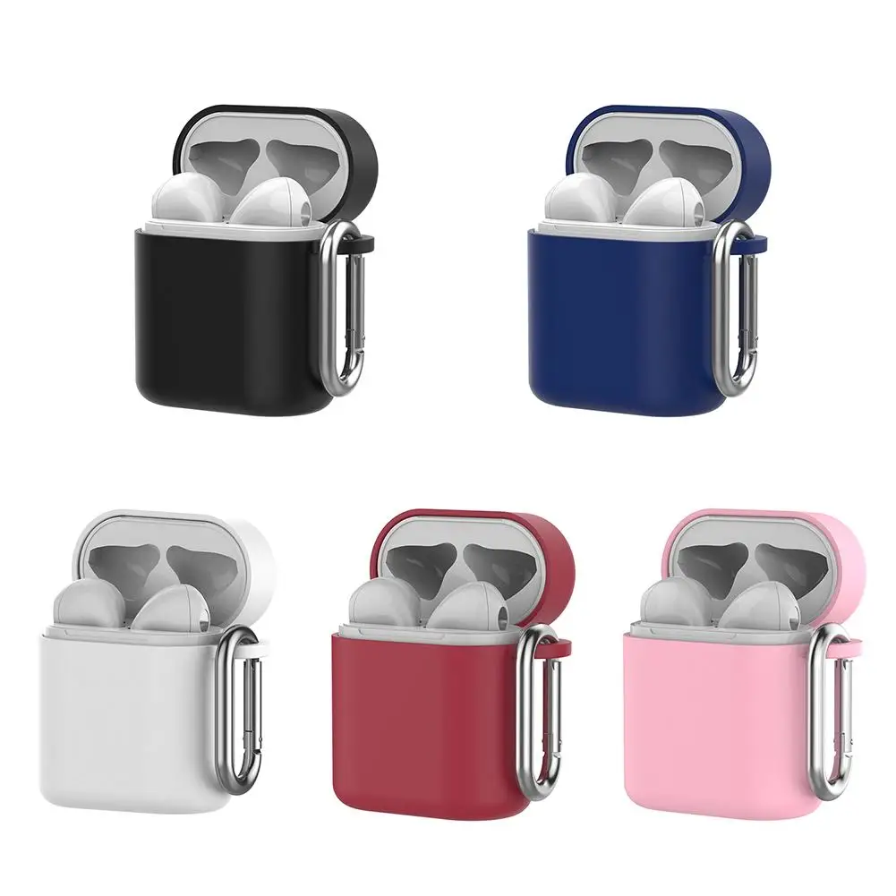 Silicone Anti-slip Protective Case Pouch for Huawei Freebuds2/Honor Flypods Pro Equipped with Metal Buckle Dustproof
Silicone Anti-slip Protective Case Pouch for Huawei Freebuds2/Honor Flypods Pro Equipped with Metal Buckle Dustproof