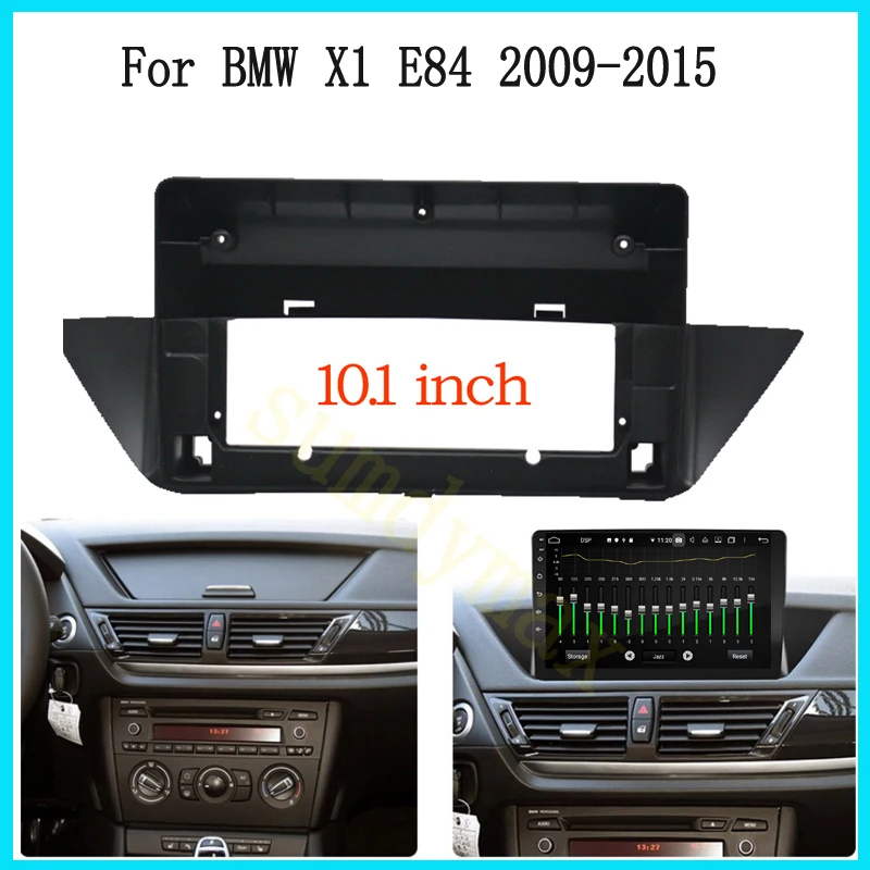 

Автомобильный радиоприемник с большим экраном 10,1 дюйма, 2 Din, android, рамка для BMW X1 E84 2010-2015, комплект обшивки панели приборной панели автомобиля