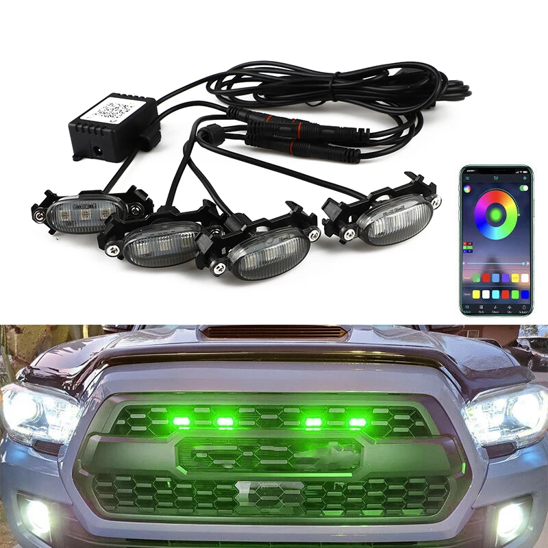 Car Grille LED Lights For Toyota For Ford F150 Raptor Style RGB Colorful Lamp Kits Wireless Bluetooth Control Light Tool
Car Grille LED Lights For Toyota For Ford F150 Raptor Style RGB Colorful Lamp Kits Wireless Bluetooth Control Light Tool