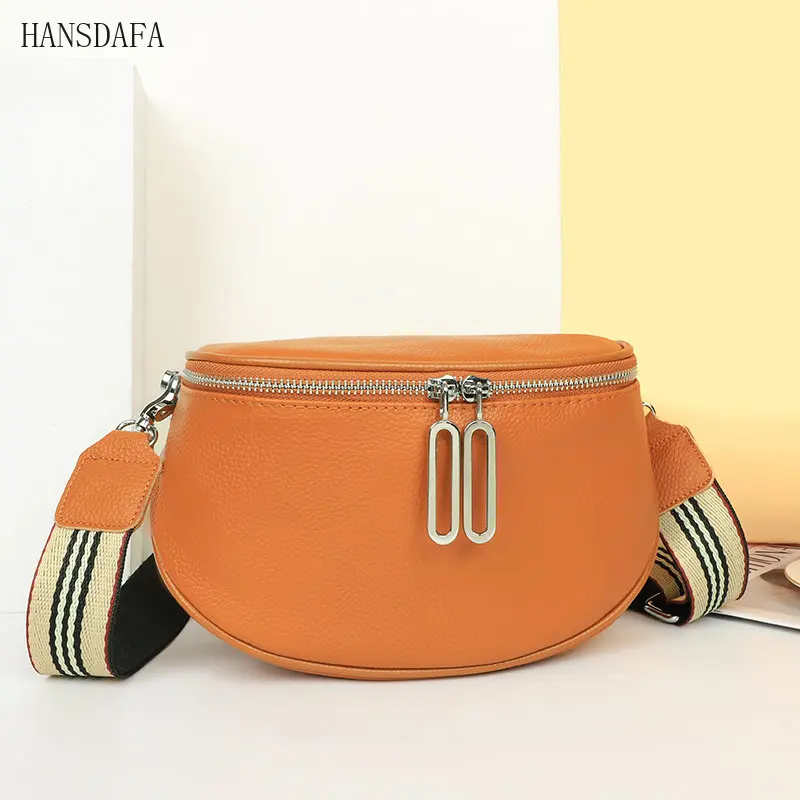 Fashion Semi Circle Soft Genuine Leather Women's Tote Bag Long Zipper Handbag Fashion Cow Leather Ladies Shoulder Crossbody Bags
Fashion Semi Circle Soft Genuine Leather Women's Tote Bag Long Zipper Handbag Fashion Cow Leather Ladies Shoulder Crossbody Bags