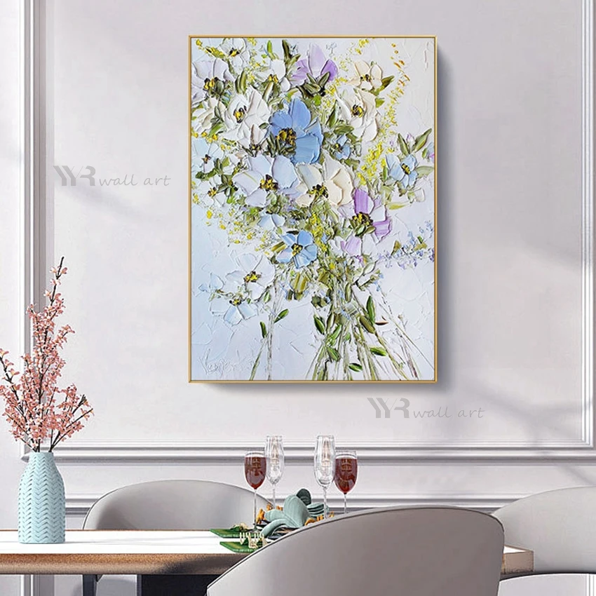 Beautiful Hand Painted Flower Oil Painting Abstract Art Texture Modern Wall Decor Canvas Poster Living Room Bedroom Restaurant
Beautiful Hand Painted Flower Oil Painting Abstract Art Texture Modern Wall Decor Canvas Poster Living Room Bedroom Restaurant