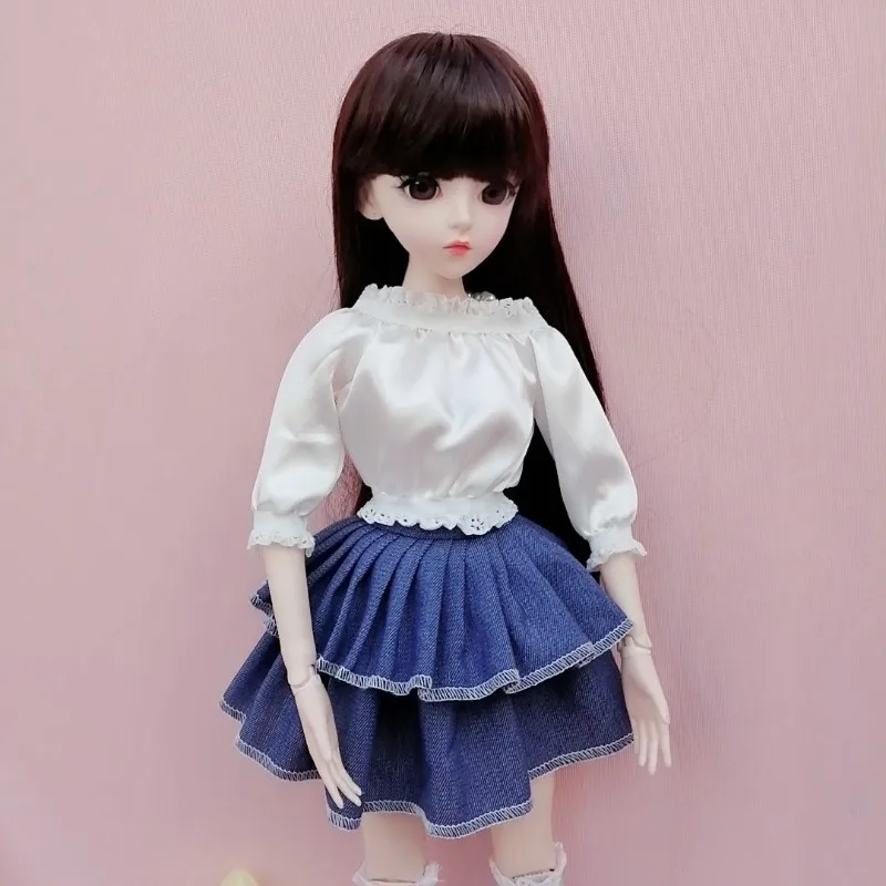 BJD doll clothes 60cm 3 points bjd dressup sd doll casual fashion skirt dress doll accessories for girl gift
BJD doll clothes 60cm 3 points bjd dressup sd doll casual fashion skirt dress doll accessories for girl gift