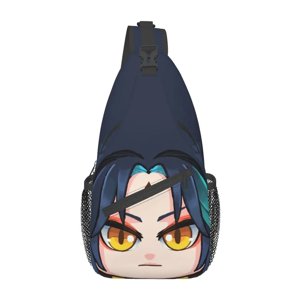 Xiao Genshin Impact Crossbody Sling Backpack Men Custom Anime Game Shoulder Chest Bag for Traveling Daypack
Xiao Genshin Impact Crossbody Sling Backpack Men Custom Anime Game Shoulder Chest Bag for Traveling Daypack