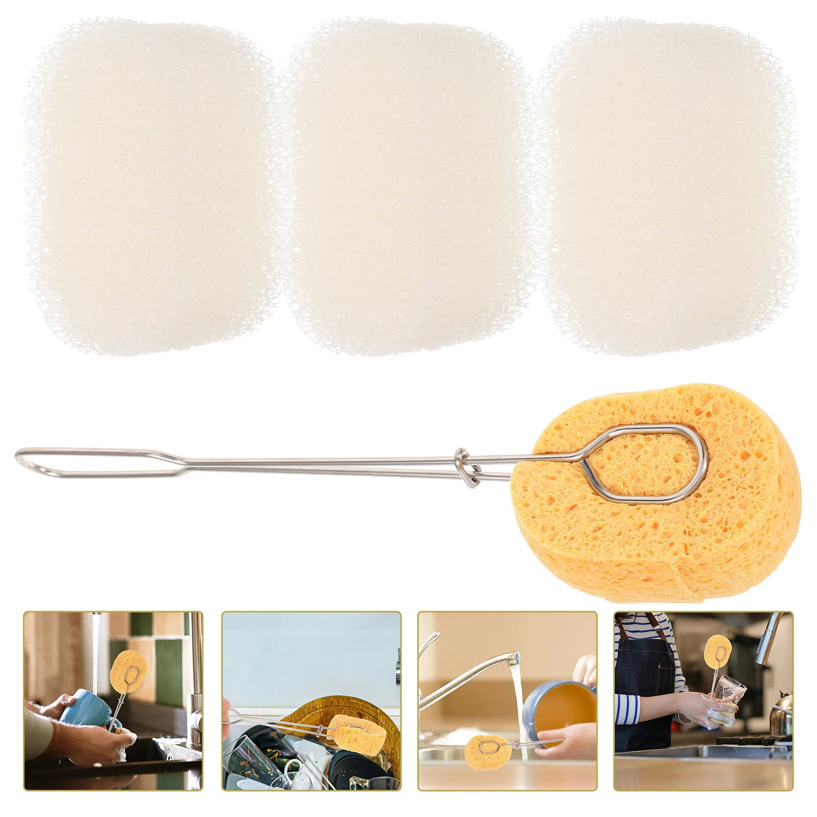 Bottle Brush Kitchen Cleaning Ball Washing Brushes Stainless Steel Tool Handheld 
Bottle Brush Kitchen Cleaning Ball Washing Brushes Stainless Steel Tool Handheld