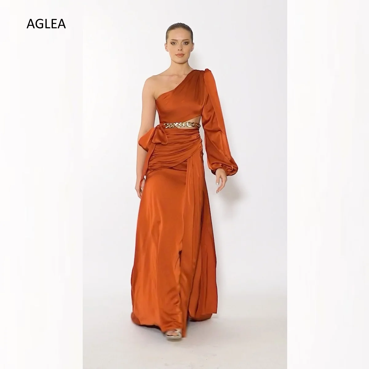 AGLEA Evening Dresses Formal Occasion Elegant Party for Women Prom Floor Length Ruffle Sash One Shoulder
AGLEA Evening Dresses Formal Occasion Elegant Party for Women Prom Floor Length Ruffle Sash One Shoulder