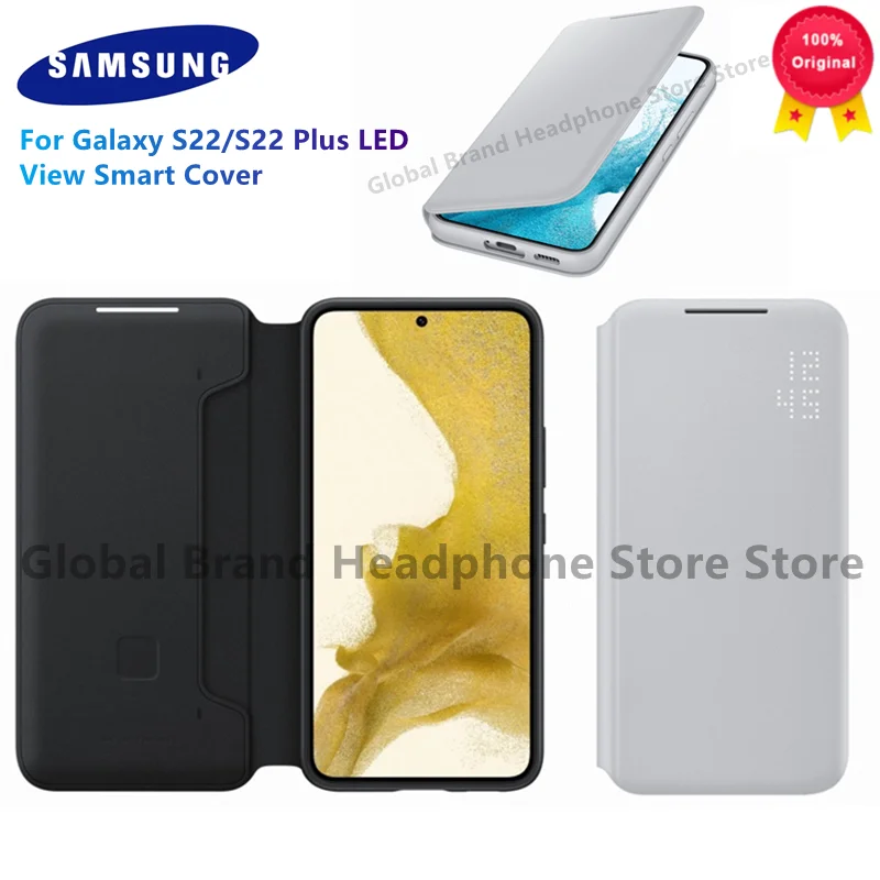 Original Samsung S22 LED View Smart Cover Smart Phone Cover For Samsung Galaxy S22/S22+ Function Sleep Card Pocket EF-NS906PBEGU
Original Samsung S22 LED View Smart Cover Smart Phone Cover For Samsung Galaxy S22/S22+ Function Sleep Card Pocket EF-NS906PBEGU