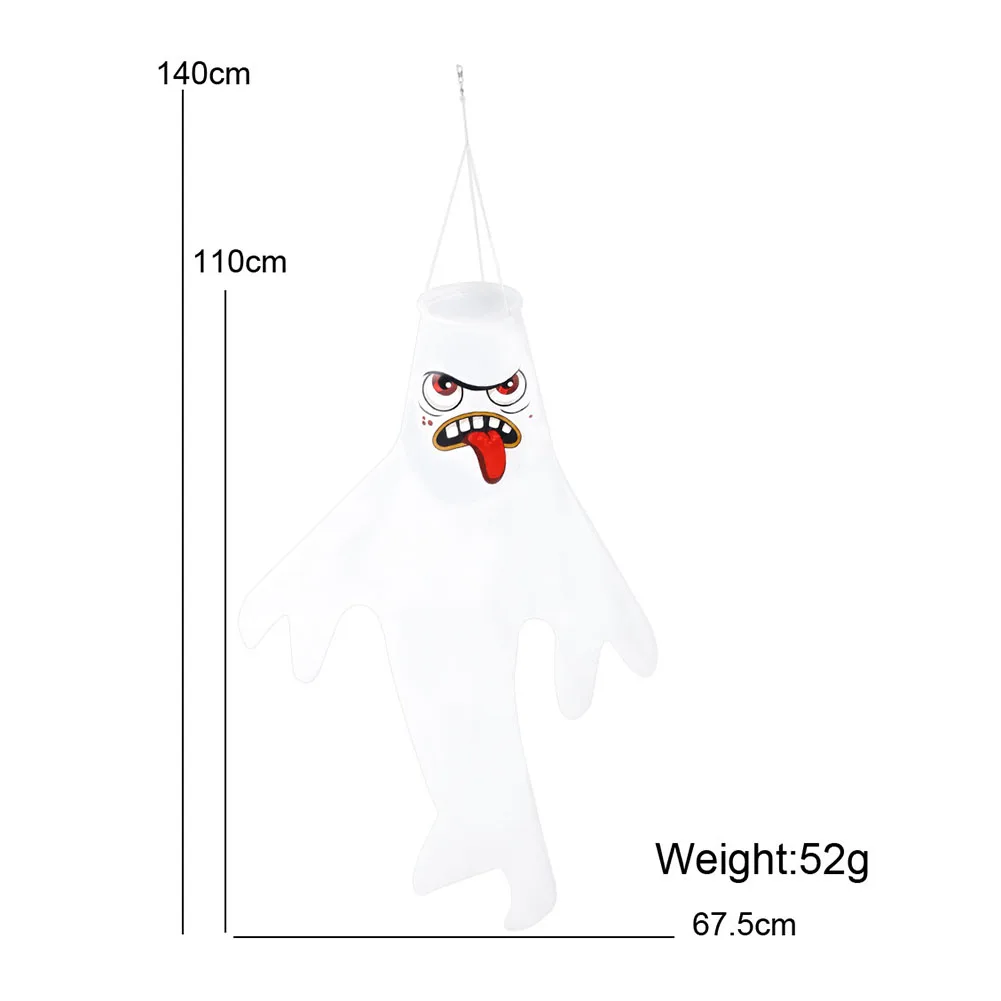 Halloween Windsocks Cloth White Halloween Decor Ghost Windsock Hanging Spooky Flag Outdoor Garden Scary Party Decoration Props
Halloween Windsocks Cloth White Halloween Decor Ghost Windsock Hanging Spooky Flag Outdoor Garden Scary Party Decoration Props