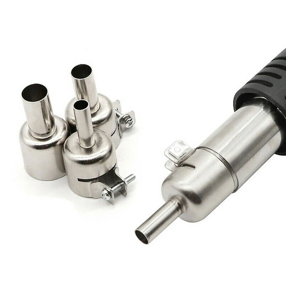 Welding Tools Hot Air Nozzle Accessories For 850 Series 852D Hot Air BGA Rework Silver Stainless Steel Durable
Welding Tools Hot Air Nozzle Accessories For 850 Series 852D Hot Air BGA Rework Silver Stainless Steel Durable