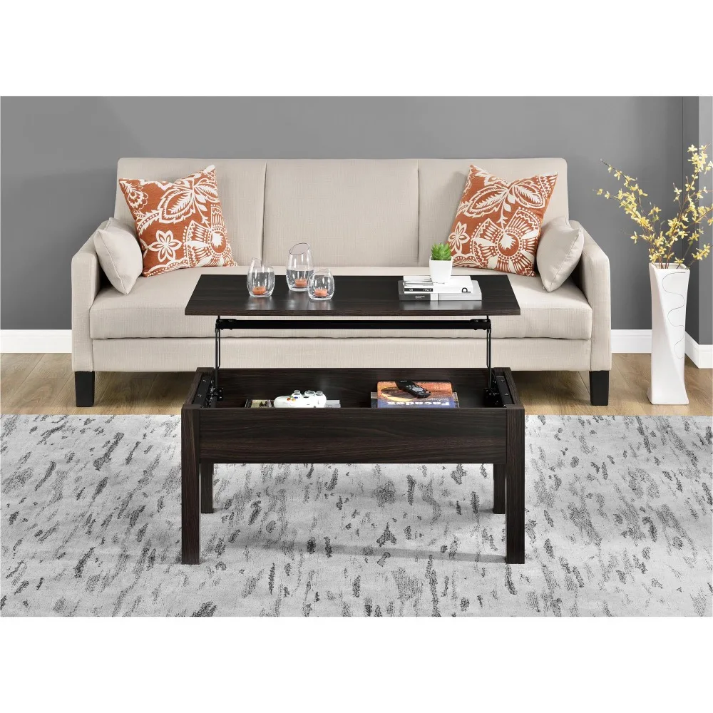 

Mainstays Lift Top Coffee Table, Espresso,19.00 x 38.00 x 18.00 Inches