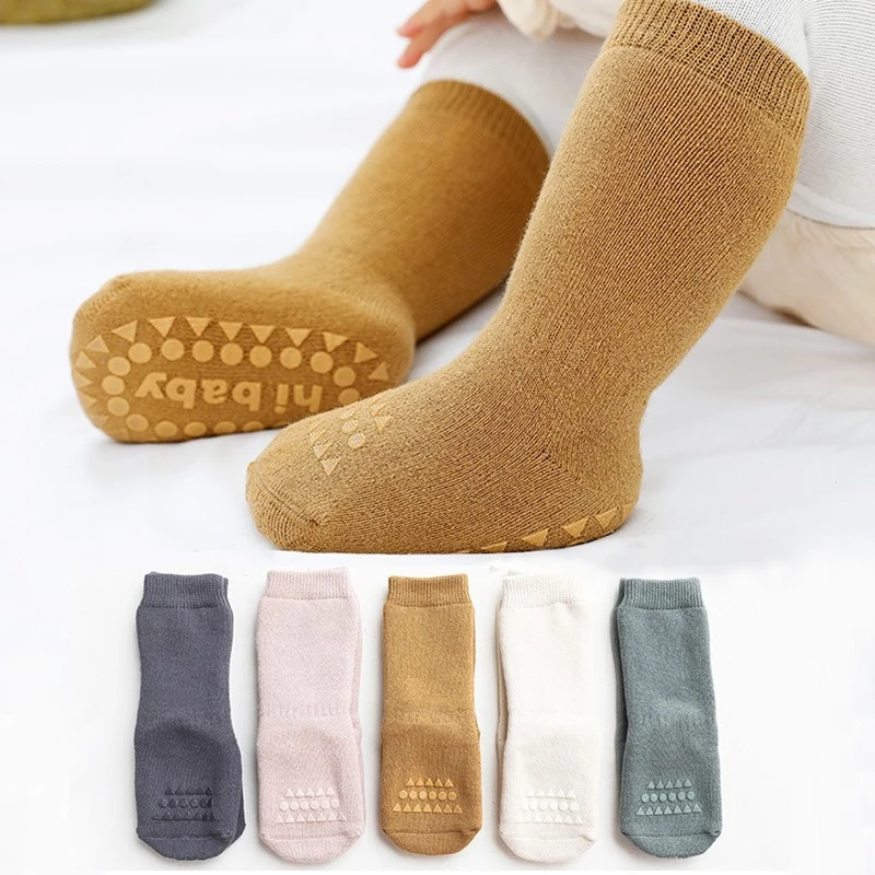 0-3Y Thickened Kids Socks Baby Non-Slip Socks Boys Girls Pure Color Cotton Warm Newborn Socken Toddler Floor Socks Autumn Winter
0-3Y Thickened Kids Socks Baby Non-Slip Socks Boys Girls Pure Color Cotton Warm Newborn Socken Toddler Floor Socks Autumn Winter
