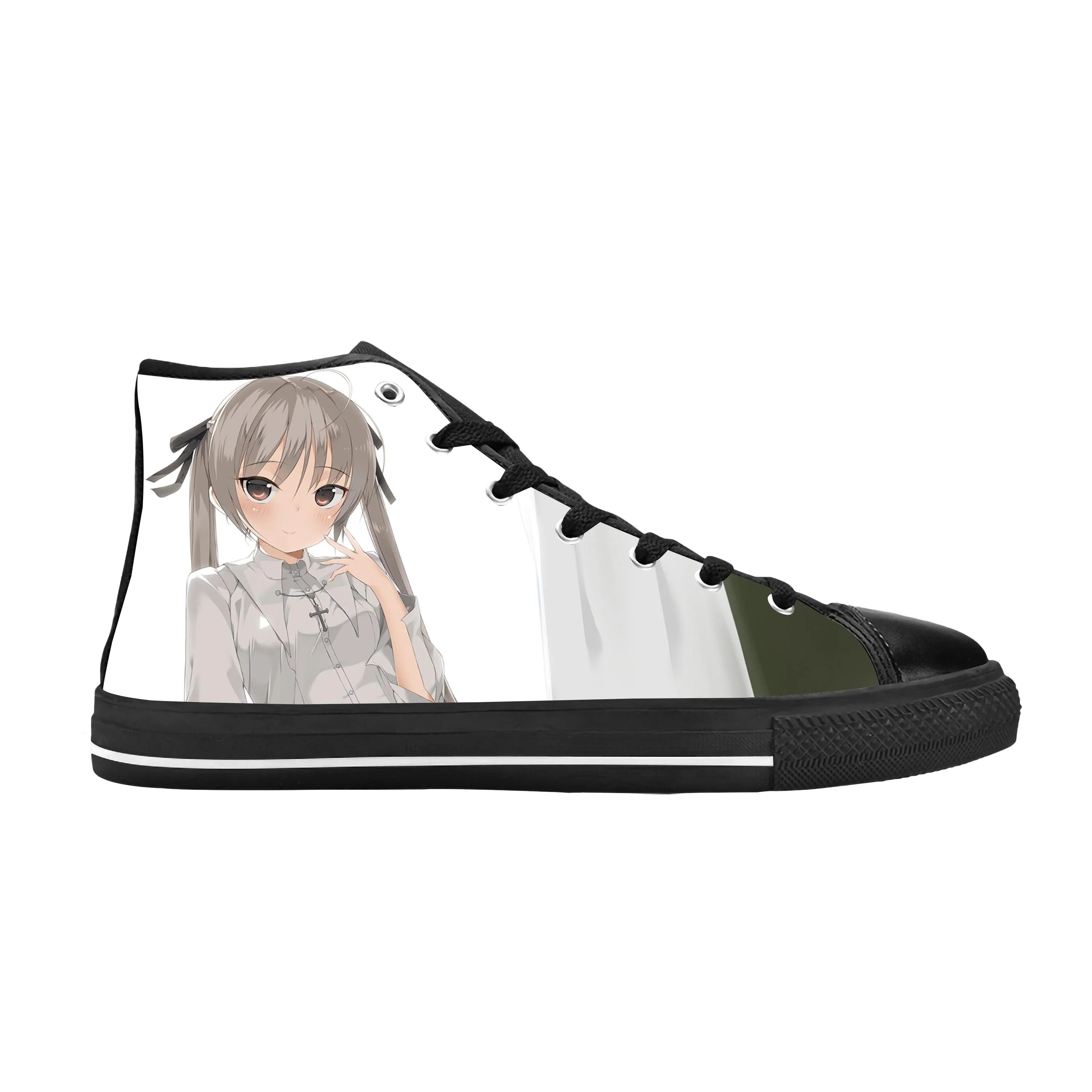 

Japanese Anime Manga Yosuga No Sora Kasugano Sora Casual Cloth Shoes High Top Comfortable Breathable 3D Print Men Women Sneakers