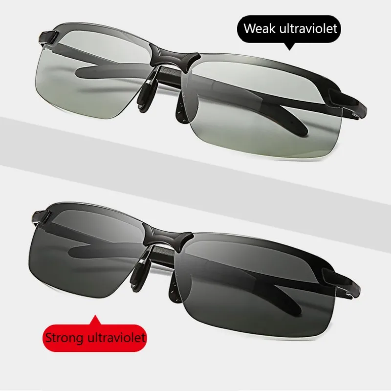 Photochromic Sunglasses Men Polarized Driving Chameleon Glasses Male Day Night Vision Driver's Eyewear Change Color Sun Glasses
Photochromic Sunglasses Men Polarized Driving Chameleon Glasses Male Day Night Vision Driver's Eyewear Change Color Sun Glasses