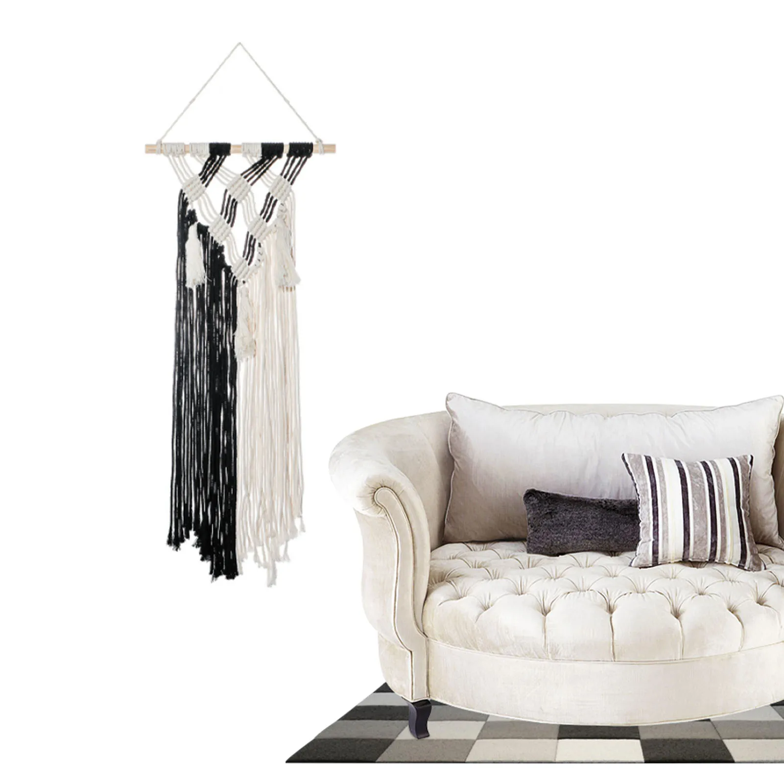 Макраме настенные гобелены в богемном стиле геометрический художественный декор мини Тканый гобелен для гостиной спальни в общежитие 28X12 д...
Макраме настенные гобелены в богемном стиле геометрический художественный декор мини Тканый гобелен для гостиной спальни в общежитие 28X12 д...