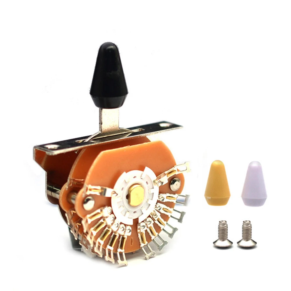 Guitar 5 Way Super Lever Switch Pickup Selector With 3 Tips For ST TL Electric Guitars 24 Feet Super Five Gear Replacement Parts
Guitar 5 Way Super Lever Switch Pickup Selector With 3 Tips For ST TL Electric Guitars 24 Feet Super Five Gear Replacement Parts