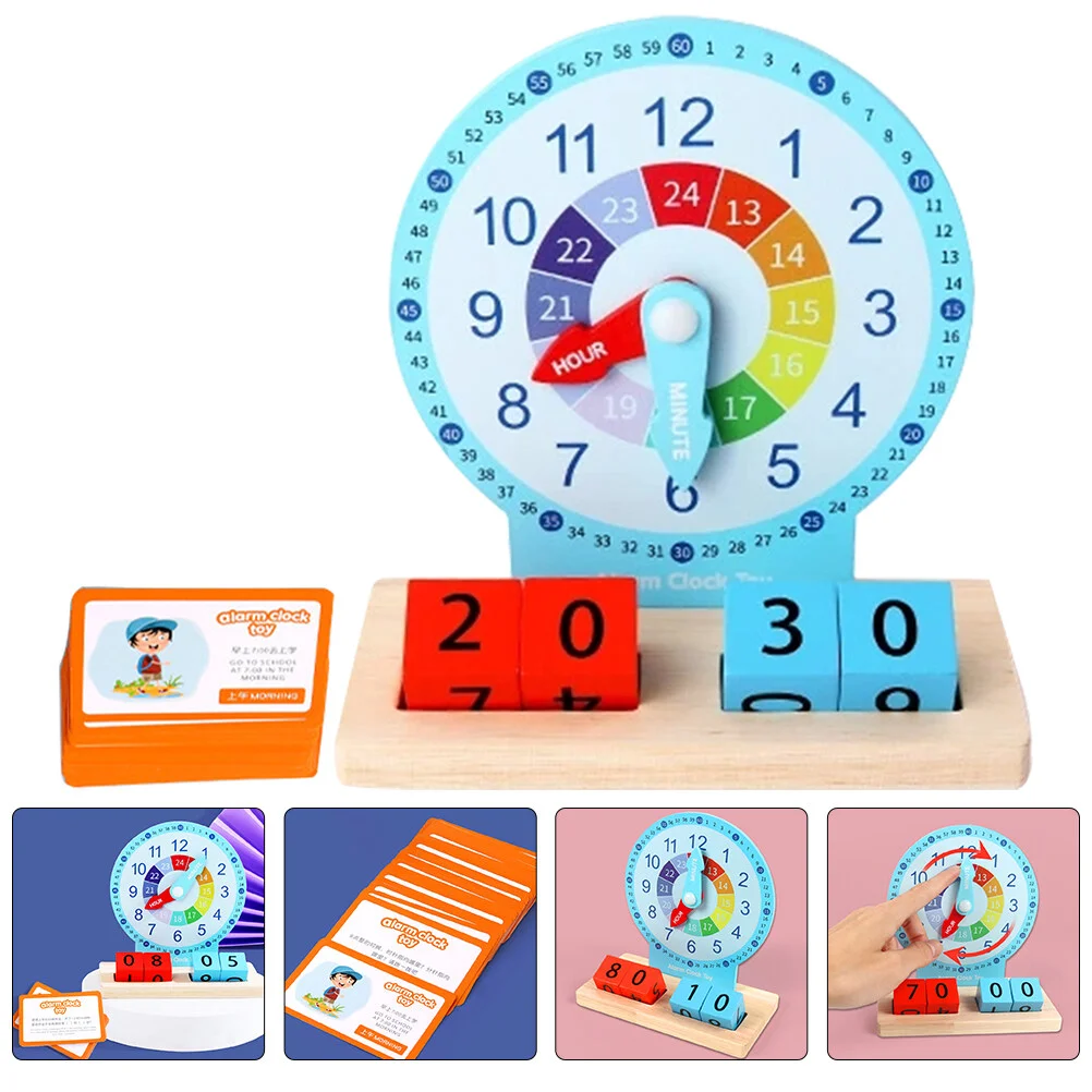 Clock Puzzle Toy Toddlers Kids Wooden Clocks Digital Model Learning Paper Educational Small Cartoon
Clock Puzzle Toy Toddlers Kids Wooden Clocks Digital Model Learning Paper Educational Small Cartoon