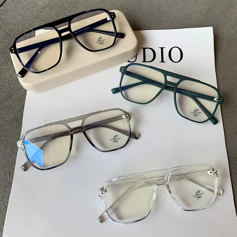 Fashion Anti-blue Light Glasses Men Women Transparent Computer Glasses Frame Retro Myopia Glasses Square Eyeglasses
Fashion Anti-blue Light Glasses Men Women Transparent Computer Glasses Frame Retro Myopia Glasses Square Eyeglasses