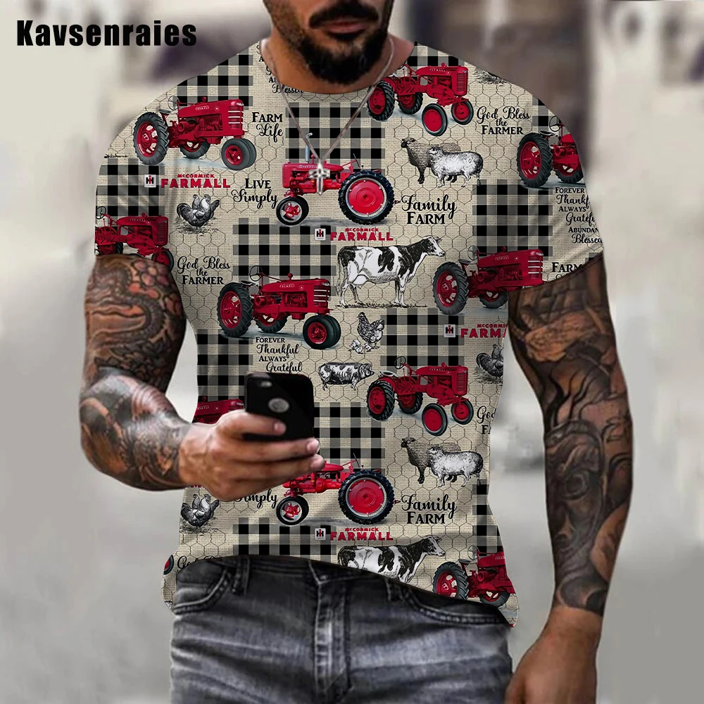 Men Women Summer Newest Farm Tractor Printed 3d T-shirt Casual Fashion O-Neck Oversized Short Sleeve T-shirt Clothing
Men Women Summer Newest Farm Tractor Printed 3d T-shirt Casual Fashion O-Neck Oversized Short Sleeve T-shirt Clothing