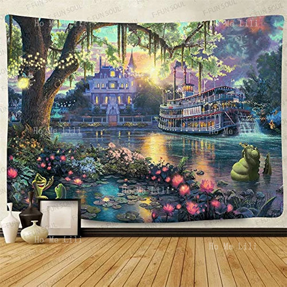 

Soul Prince Tapestry Psychedelic Island Lake Wall Hanging Living Room Bedroom Home Decor