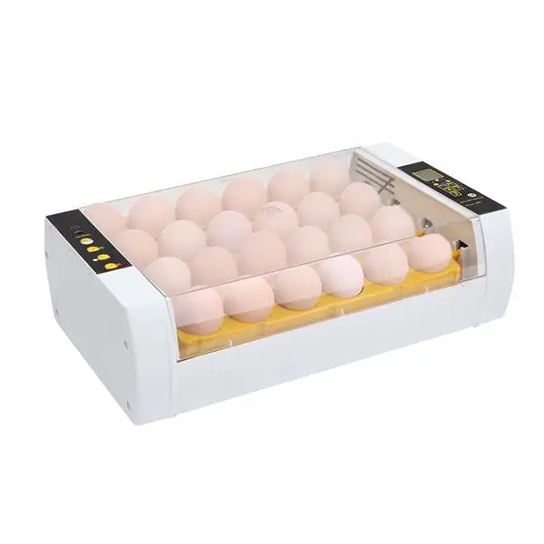 24 Egg Fully Automatic Poultry Incubators LED Light Injector US Plug With LED egg light one-button lighting
24 Egg Fully Automatic Poultry Incubators LED Light Injector US Plug With LED egg light one-button lighting