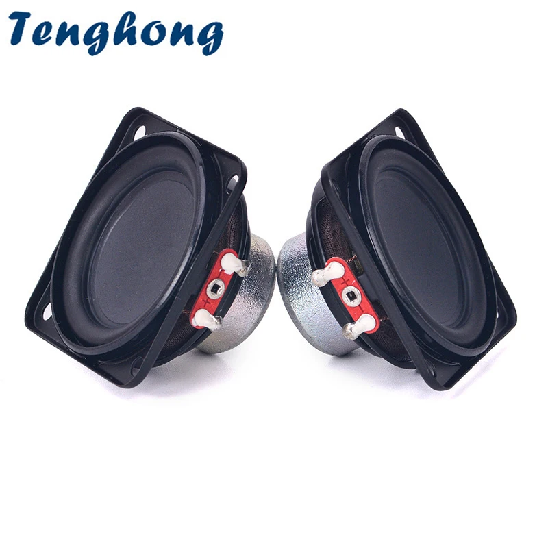 

Tenghong 2pcs 1.5 Inch 43MM Portable Full Range Audio Speaker 4 Ohm 5W For Home Theater Amplifier Sound Loudspeaker