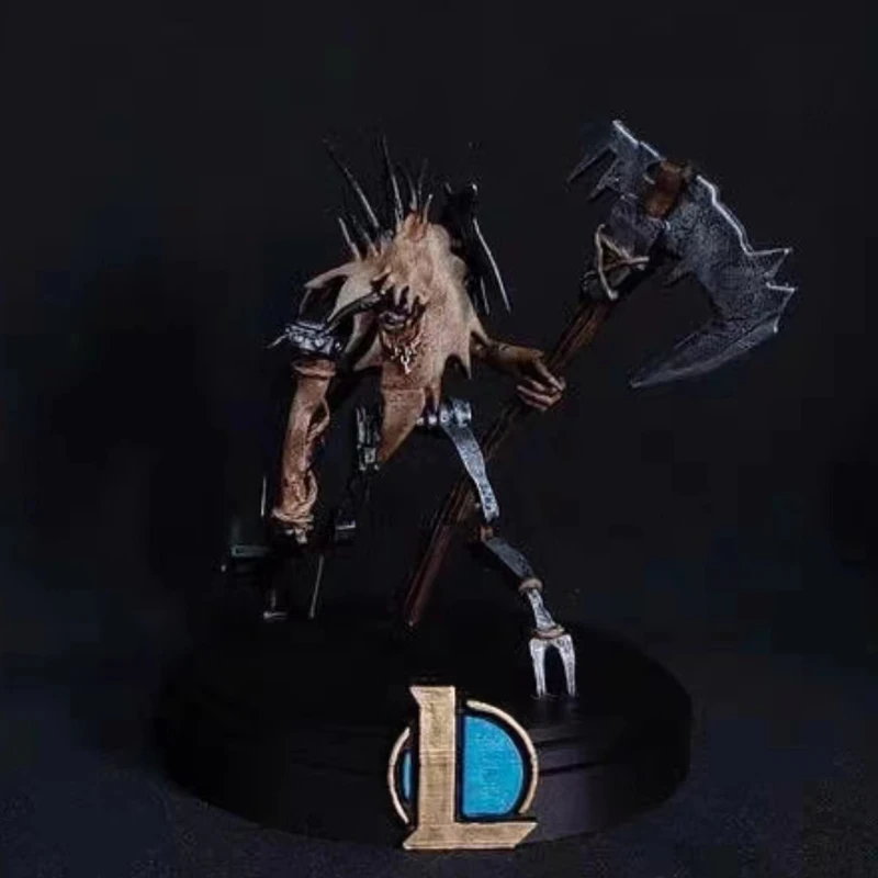 

【100% Original】In Stock League of Legends Figure Fiddlesticks Figure 18cm lol Fiddlesticks Model The Ancient Fear Action Figure
