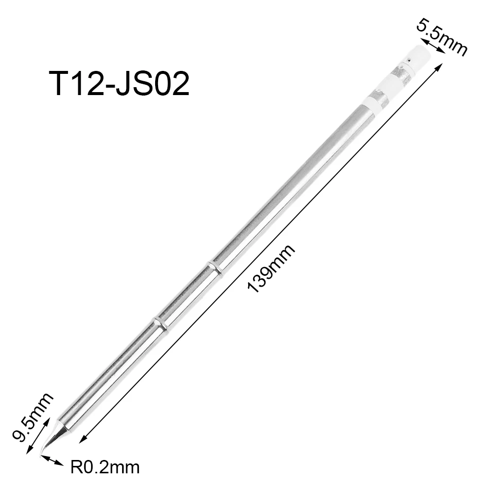 1Pcs T12-J02 T12-JL02 T12-JS02 Series Iron Tips For Hakko Soldering Station FX-951 952 Soldering Station WeldingTool
1Pcs T12-J02 T12-JL02 T12-JS02 Series Iron Tips For Hakko Soldering Station FX-951 952 Soldering Station WeldingTool