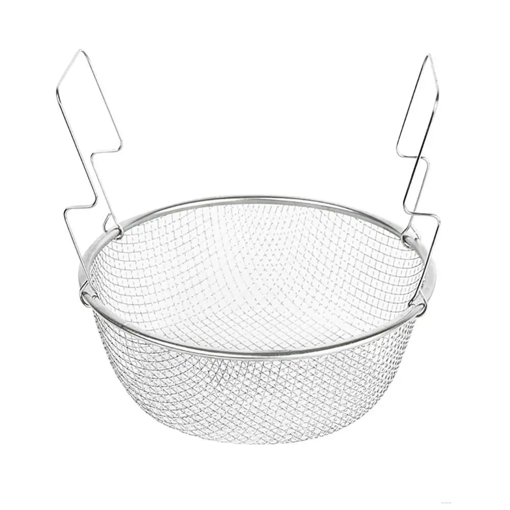 Tableware Fryer Handle Strainer Colander Mini Tool Home Stainless Steel French Fries Basket Kitchen Portable Snack Cooking 
Tableware Fryer Handle Strainer Colander Mini Tool Home Stainless Steel French Fries Basket Kitchen Portable Snack Cooking