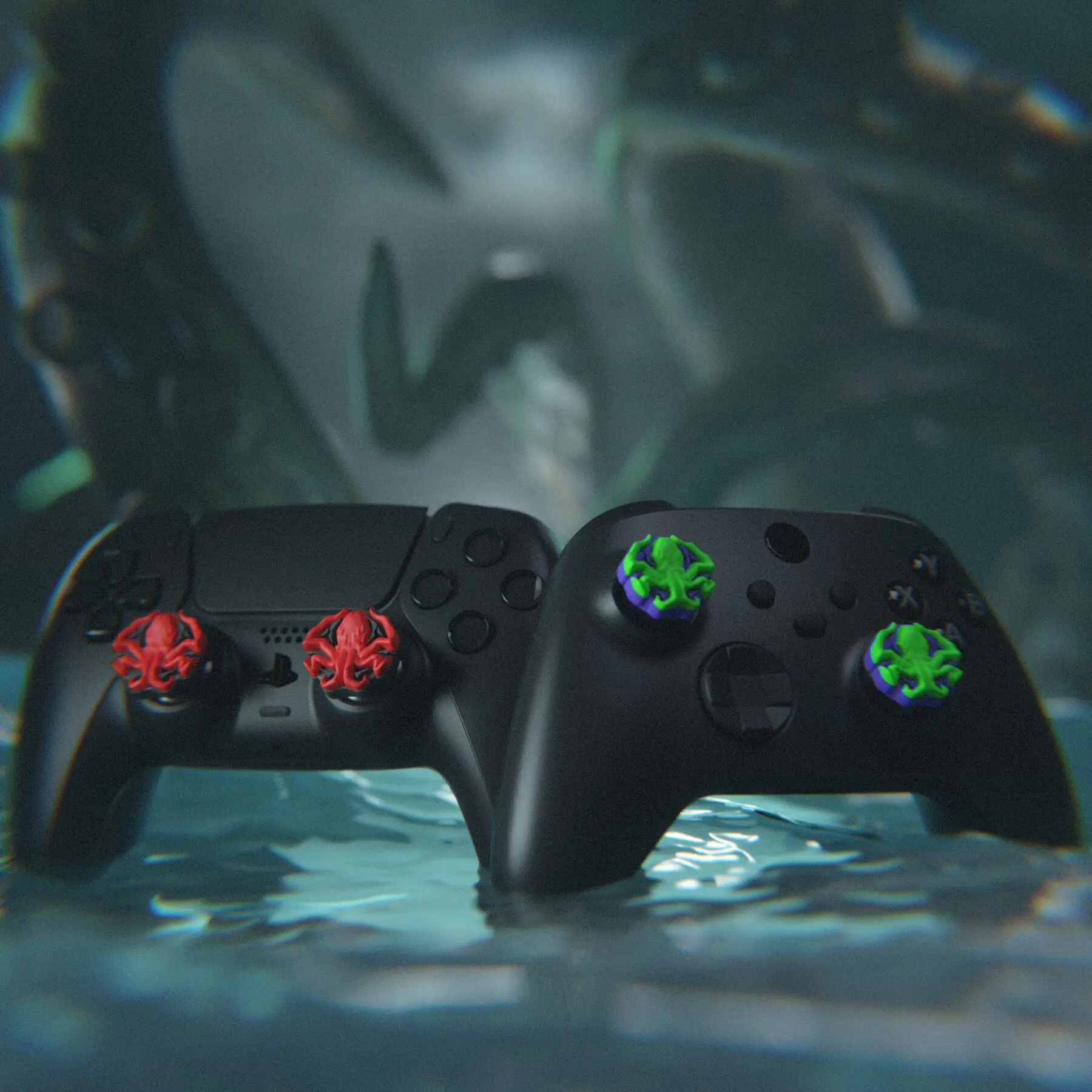 PlayVital Octopus Thumb Grip Caps for ps5/4 Controller, Stick Caps for Xbox Series X/S, Thumbstick Cover for Switch Pro
PlayVital Octopus Thumb Grip Caps for ps5/4 Controller, Stick Caps for Xbox Series X/S, Thumbstick Cover for Switch Pro