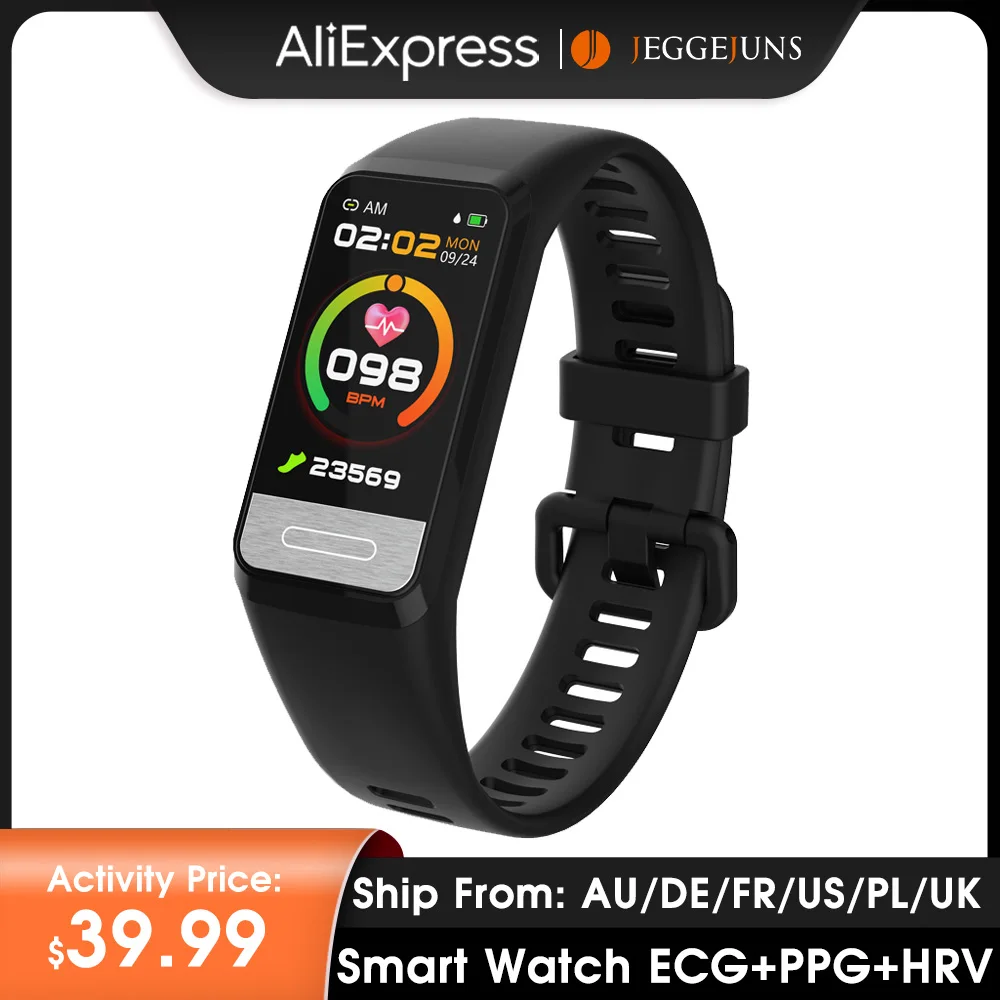 JEGGEJUNS H03 Smart Watch Sports Bracelet Activity Tracker Wristband Fitness Tracker ECG PPG HRV Touch Sceen Heart Rate Monitor
JEGGEJUNS H03 Smart Watch Sports Bracelet Activity Tracker Wristband Fitness Tracker ECG PPG HRV Touch Sceen Heart Rate Monitor