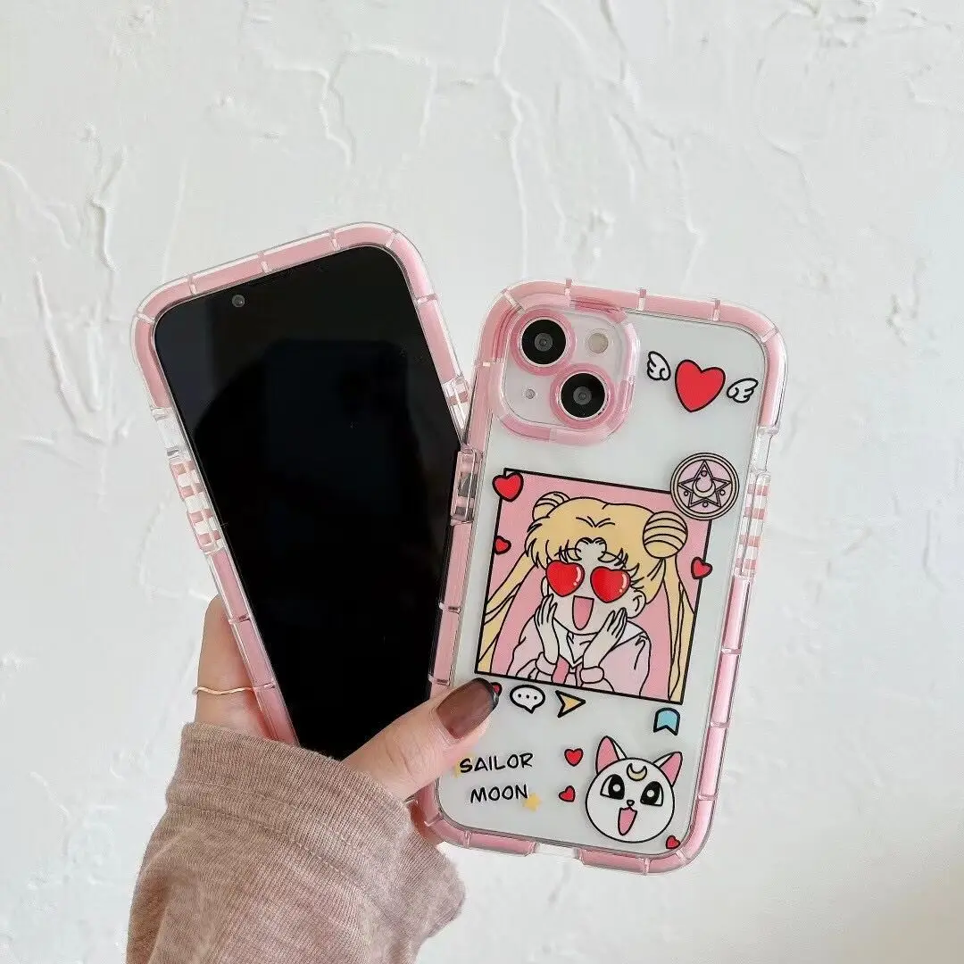 Anime Heart Transparent Phone Case Cover for IPhone 11 12 13 Pro X XR XS Max Shockproof Cases for IPhone 13 Case
Anime Heart Transparent Phone Case Cover for IPhone 11 12 13 Pro X XR XS Max Shockproof Cases for IPhone 13 Case