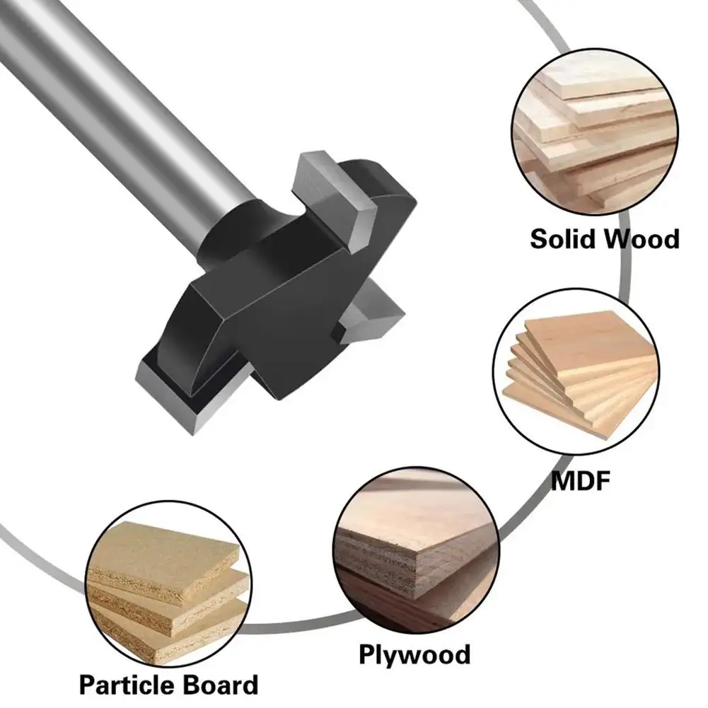 Shank 2/3/4-Flutes Wood Planer Bit,CNC Spoilboard Surfacing Bit,Slab Cutter Woodworking Flattening Tools Router Milling A6W1
Shank 2/3/4-Flutes Wood Planer Bit,CNC Spoilboard Surfacing Bit,Slab Cutter Woodworking Flattening Tools Router Milling A6W1