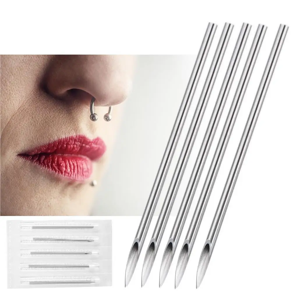 100PCS Piercing Needles Sterile Disposable Tattoo Piercing Needles for Nose Ear Lip (15G)
100PCS Piercing Needles Sterile Disposable Tattoo Piercing Needles for Nose Ear Lip (15G)