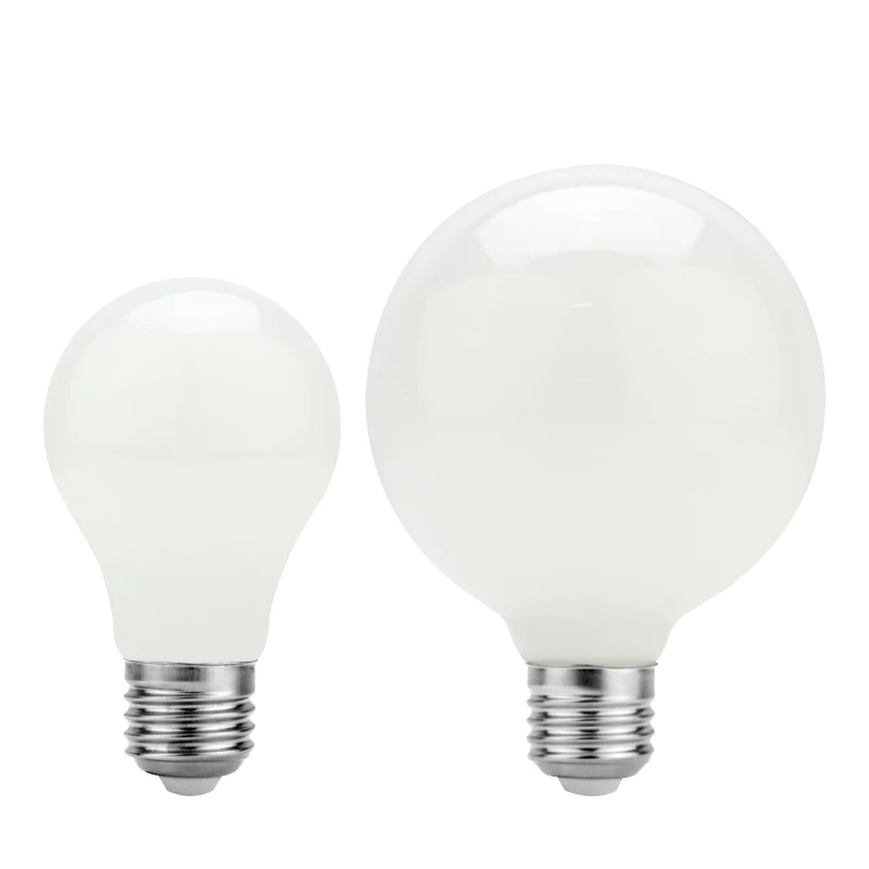 

Milky Glass Edison Bulb A60 ST64 G80 G95 G125 LED Light Bulb E27 5W 220V-240V Globe Ball Bulb Cold/Warm White Lampada LED Lamp