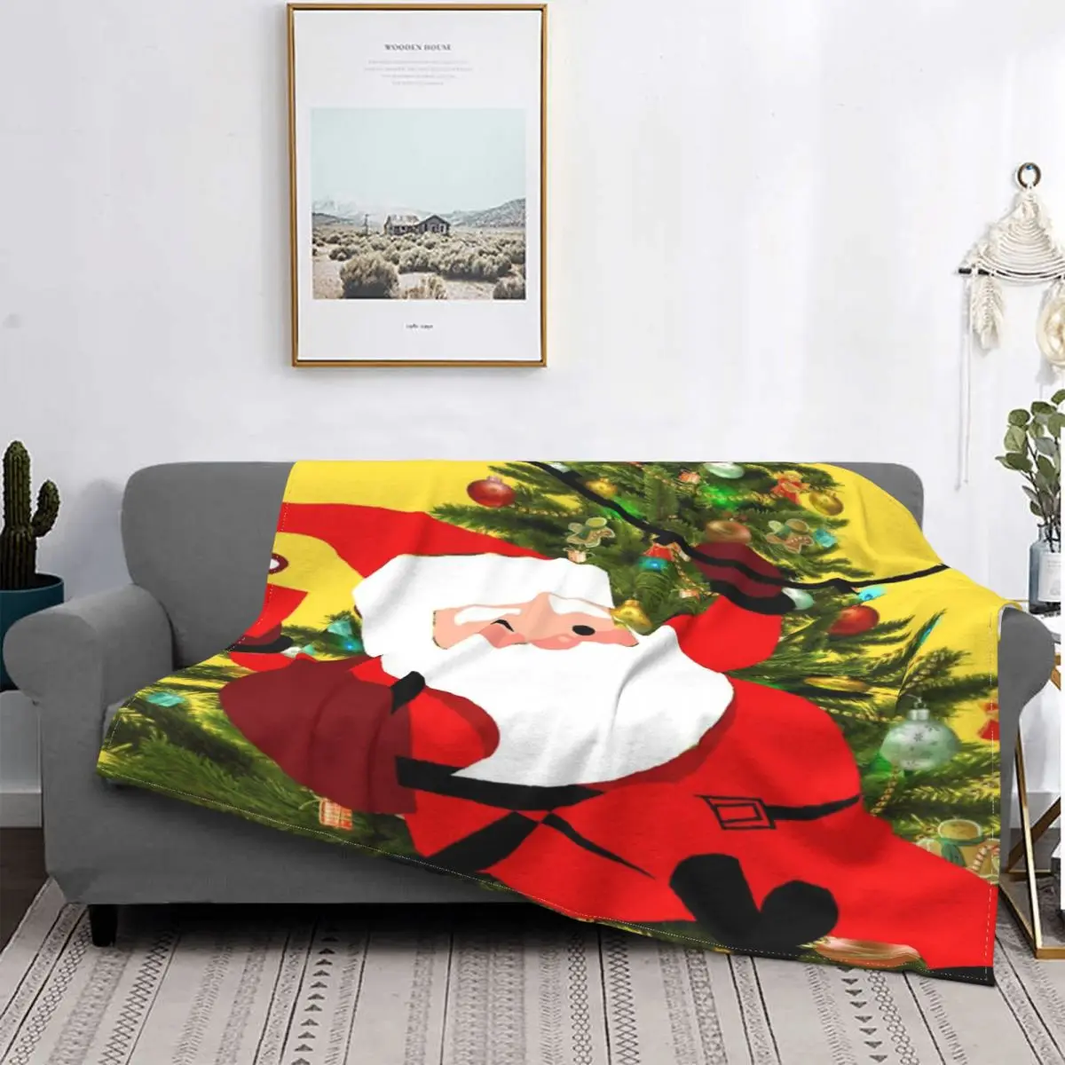 Manta a cuadros de muselina para el hogar, cobertor textil de lujo para la cama, imágenes de Navidad y Navidad
Manta a cuadros de muselina para el hogar, cobertor textil de lujo para la cama, imágenes de Navidad y Navidad