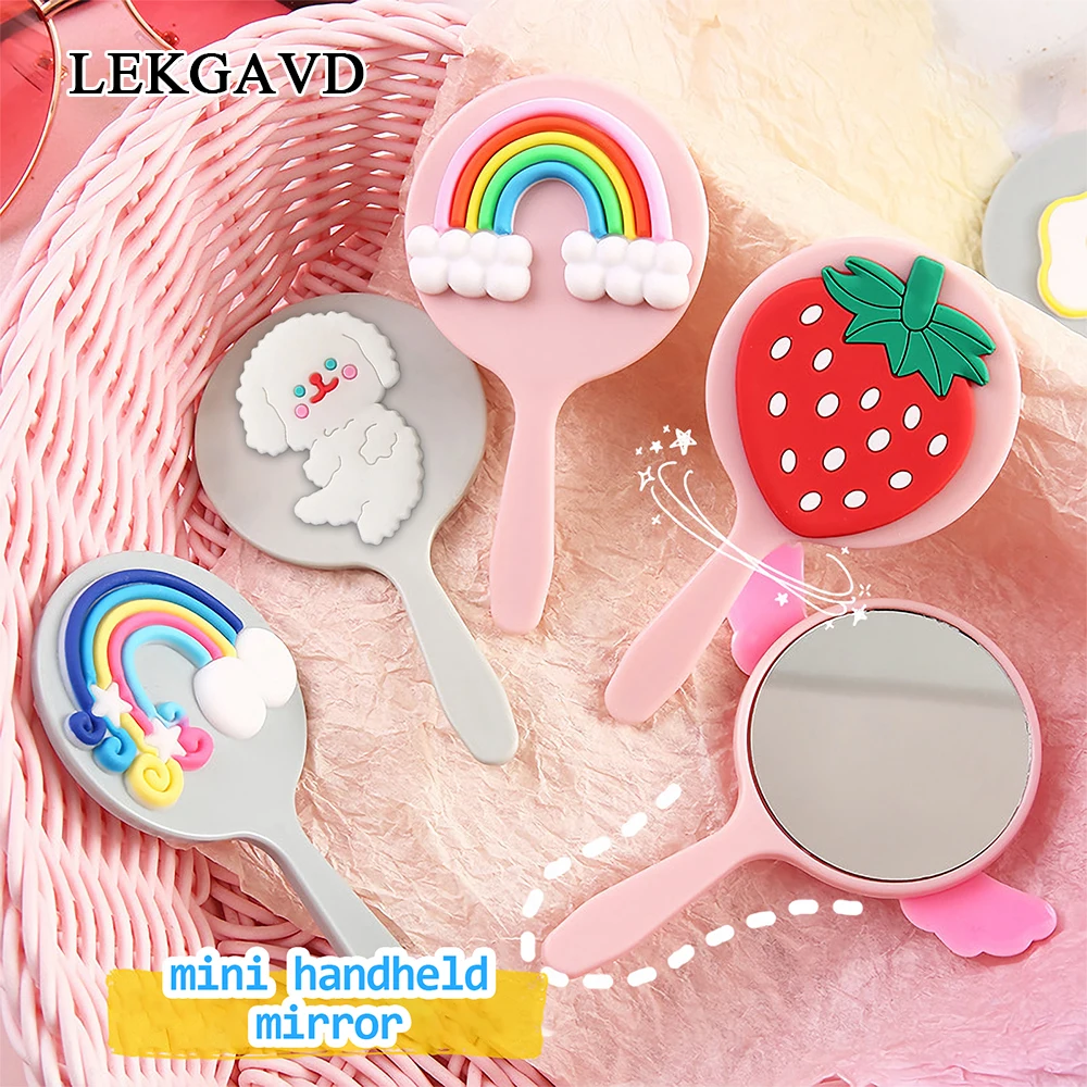 1pcs Korean Princess Mirror Mini Handheld Portable Cartoon Dormitory Paper Mirror cosmetic mirror Make up Tools
1pcs Korean Princess Mirror Mini Handheld Portable Cartoon Dormitory Paper Mirror cosmetic mirror Make up Tools