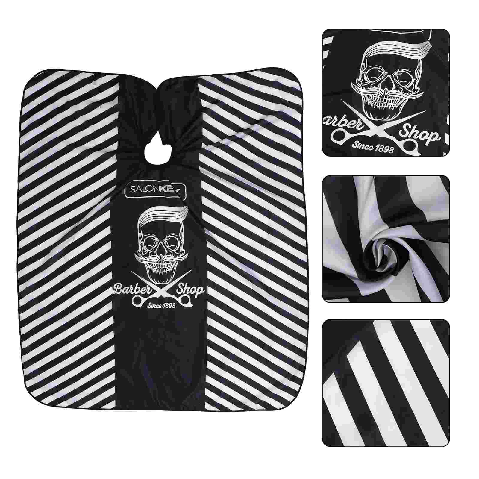 Cape Hair Cutting Haircut Cover Barber Barbershop Cloak Salon Smock Gown Hairdressing Apron Shampoo Neck Elastic Stylist Cloth
Cape Hair Cutting Haircut Cover Barber Barbershop Cloak Salon Smock Gown Hairdressing Apron Shampoo Neck Elastic Stylist Cloth