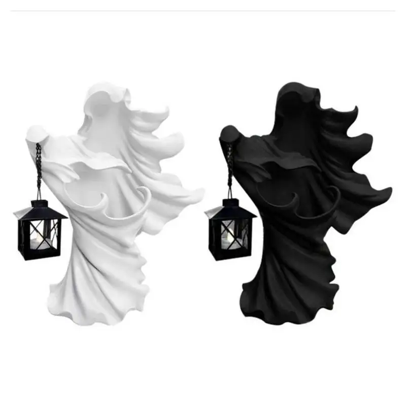 Halloween Ghost Statue With Lantern Faceless Witch Hell Messenger Realistic Resin Ghost Sculpture For Home Scary Decorations
Halloween Ghost Statue With Lantern Faceless Witch Hell Messenger Realistic Resin Ghost Sculpture For Home Scary Decorations