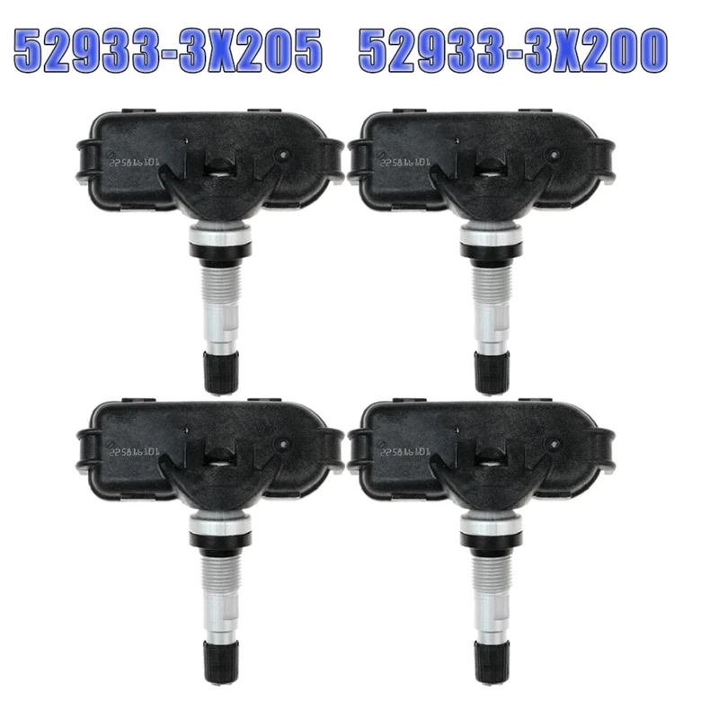 Датчик контроля давления в шинах TPMS 52933-3X205 52933-3X200 для Hyundai Elantra Tucson 11-16 Kia Forte Rio 14-18, 4 шт.
Датчик контроля давления в шинах TPMS 52933-3X205 52933-3X200 для Hyundai Elantra Tucson 11-16 Kia Forte Rio 14-18, 4 шт.
