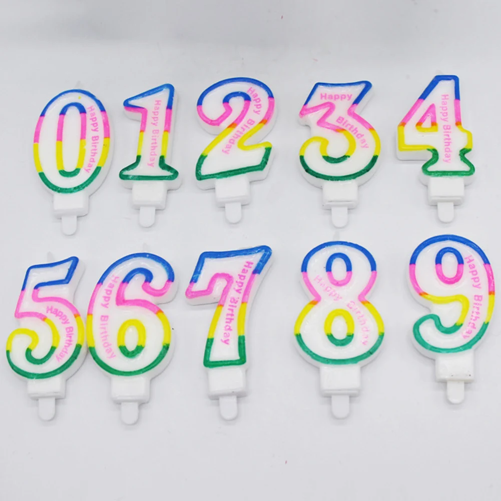 Birthday Party Decoration Multicolor Number Candle Party Supplies Decoration 1pcs Colorful 0-9 Numbers Candle
Birthday Party Decoration Multicolor Number Candle Party Supplies Decoration 1pcs Colorful 0-9 Numbers Candle